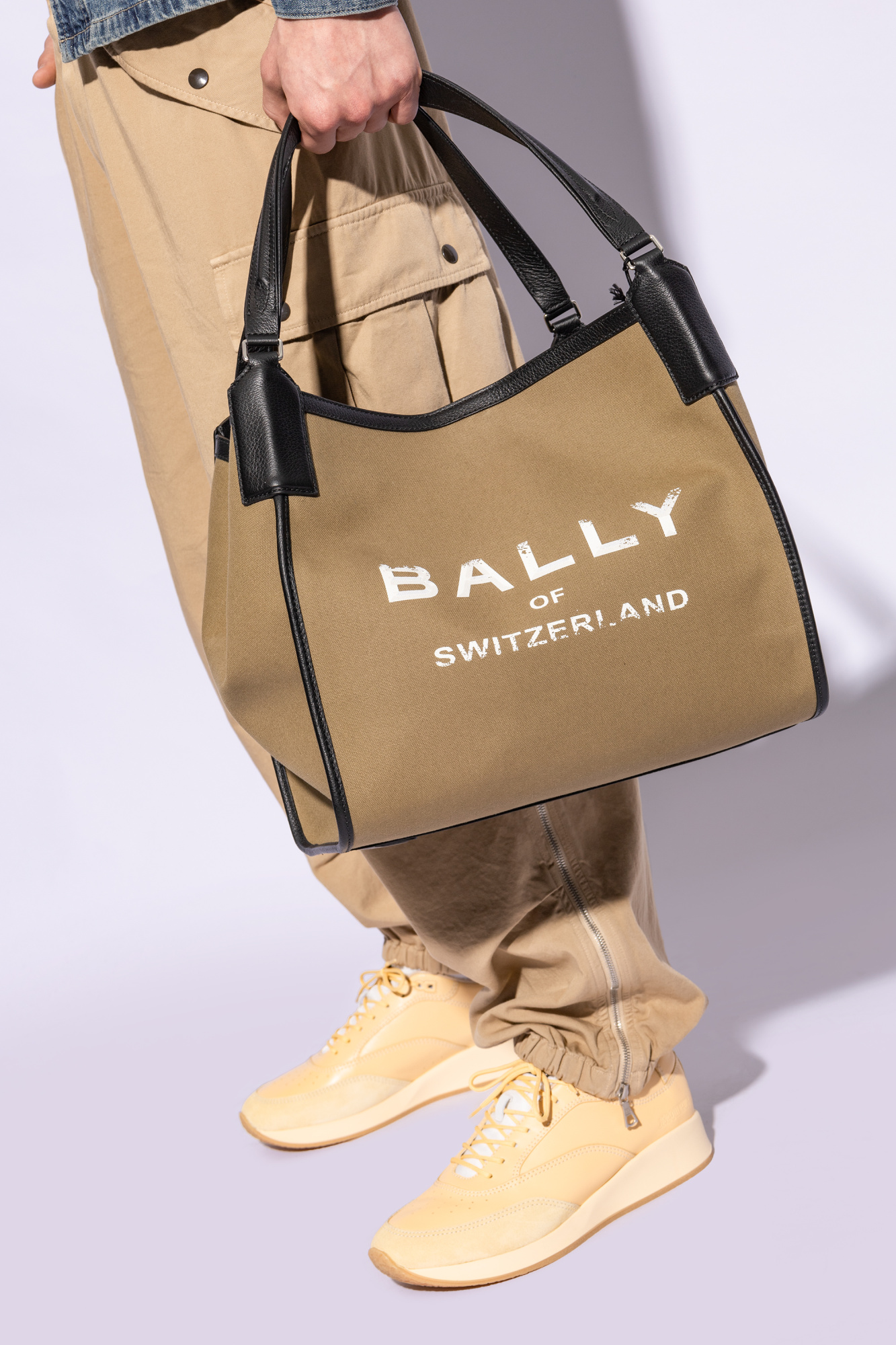 Beige Arkle Large Shopper Bag Bally Vitkac GB